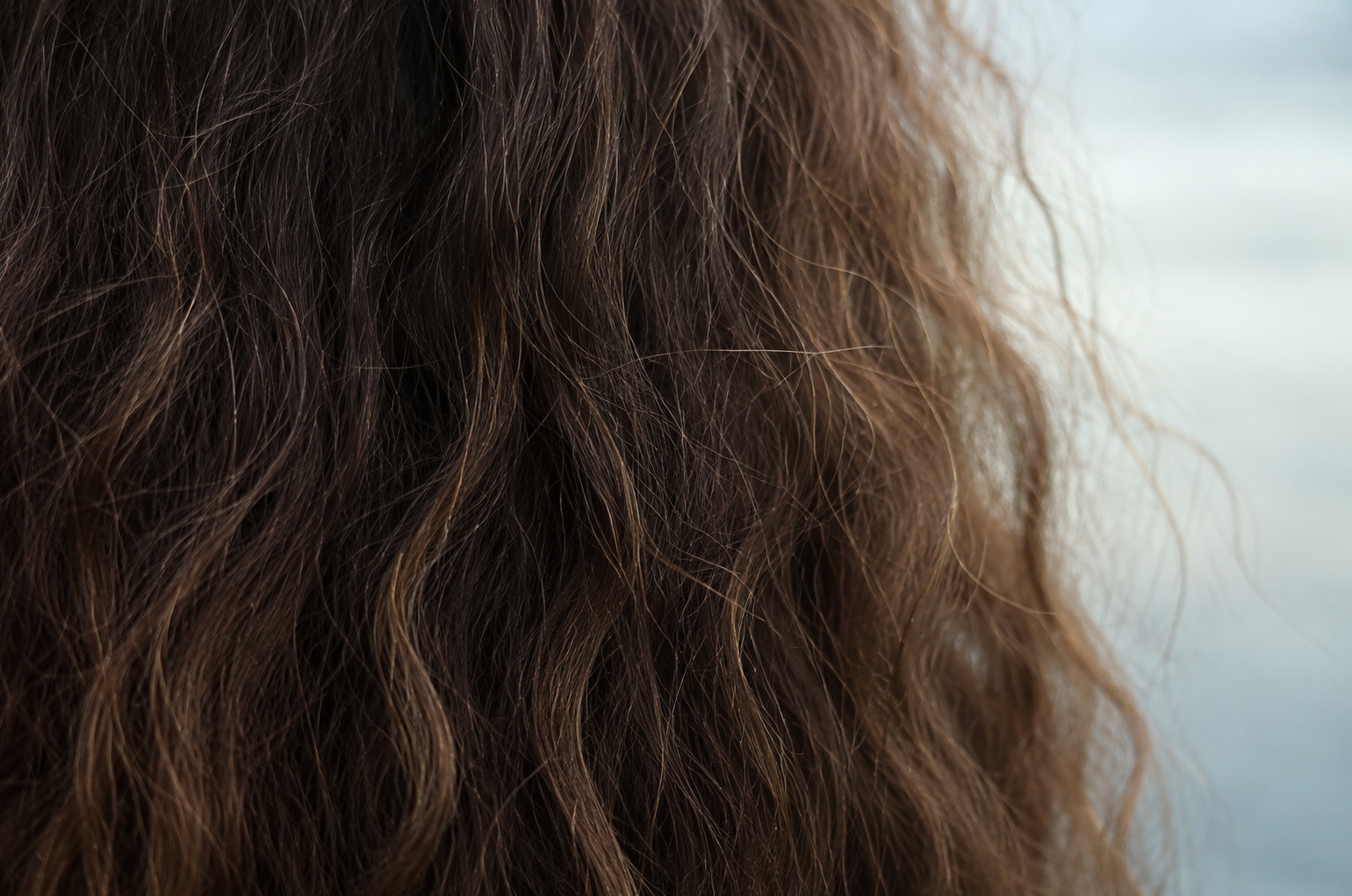 pelo encrespado humedad